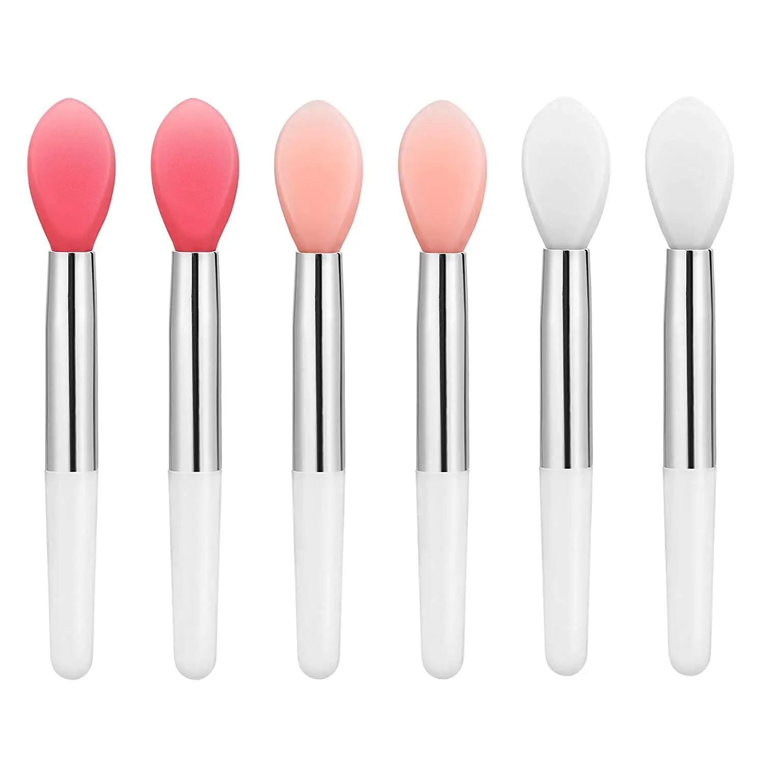 Mini Silicone Lip Brush para Batons Lip-Gloss e Outros Creme Produtos de Maquiagem Portátil Silicone Lip Brush Batom Aplicador