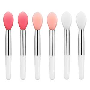 Mini pennello per labbra in Silicone per rossetti lucidalabbra e altri prodotti per il trucco crema pennello per labbra in Silicone portatile applicatore per rossetto - Product Image 1