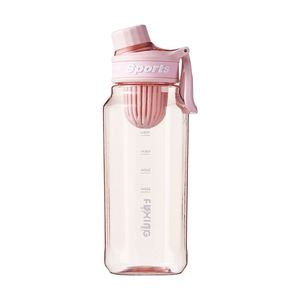 ขวดน้ำพกพาขนาด 750 มล. พร้อมที่กรองชาและขวดน้ำพลาสติกสำหรับกิจกรรมกลางแจ้ง - Product Image 4