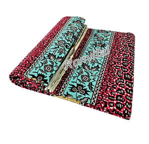 Tissu Africain Bazin <span class=keywords><strong>Riche</strong></span> Fusible en Coton 100% de Haute Qualité, le Plus Populaire, pour Chemises, Rideaux & Robes (Filles) - Product Image 5