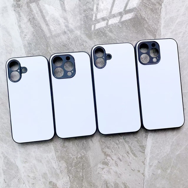 Wholesale Camera Protect 2D PC TPU Sublimation Phone Cases Blanks for iPhone 12 13 14 15 16 17 Air 17 Pro Max Phone Cases Blanks