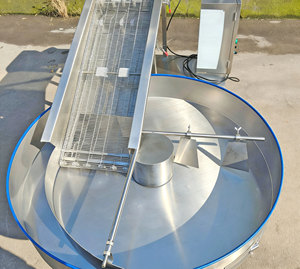 Máquina de Recubrimiento Rotatorio de Disco de Acero Inoxidable para Recubrimiento en Polvo de Pan Rallado, Grado Comercial para Fábricas de Comida Rápida - Product Image 6