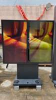 Layar LCD Iklan Luar Ruangan 55 Inci, Tahan Air IP66, Laminasi Penuh, Anti-silau