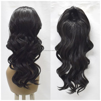 Nouveautés en gros : Perruques queue de cheval en fibre avec cordon de serrage, accessoires pour femmes, extensions de cheveux synthétiques à cordon, queues de cheval synthétiques