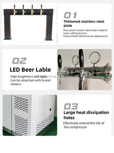 Soluzione Completa per Kegerator e Attrezzatura da Birreria con Sistema di Raffreddamento Avanzato per <span class=keywords><strong>la</strong></span> Distribuzione di <span class=keywords><strong>Birra</strong></span> alla Spina e <span class=keywords><strong>Birra</strong></span> Artigianale - Product Image 5