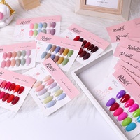 Hojo — Gel UV professionnel pour ongles, 9 couleurs, vernis Gel solide, petites collection d'ongles