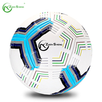 Zhensheng Prix d'usine Ballon de football PU Personnalisé Ballon de football cousu à la machine