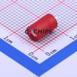 6037 Test Point / Test Loop Connector Pin Type (Through Board) Red 4.8mm - Product Image 1