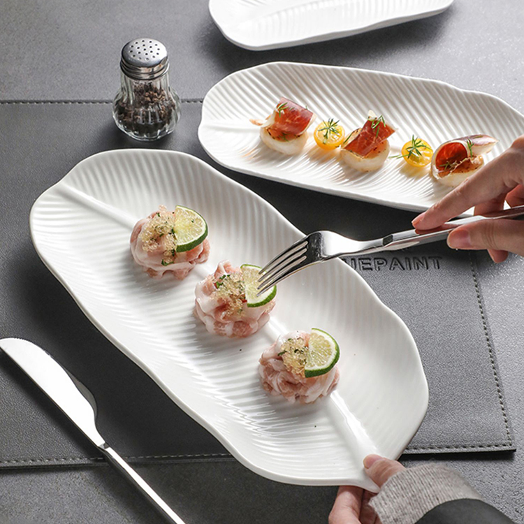 platos de hoja de plátano fabuloso para hogares y hoteles: