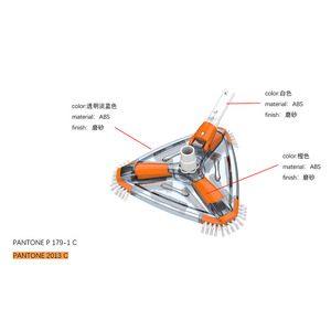 Nettoyeur <span class=keywords><strong>triangulaire</strong></span> flexible pour piscine Bluewave, tête d'<span class=keywords><strong>aspirateur</strong></span> pour piscines moyennes et grandes - Product Image 4