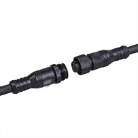 Connecteur M16 pour moteur de moyeu de vélo électrique, 3 broches, 3 conducteurs, étanche, personnalisé, connecteur de moteur électrique P67, 2A, en cuivre