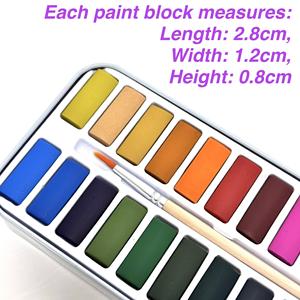 Pinturas de Acuarela No Tóxicas, Excelente Relación Calidad-Precio, Materiales de Arte para Adultos, Niños, Artistas y Principiantes, Juego de Pinturas de Acuarela - Product Image 3