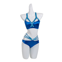 Vente chaude Satin Tissu Dames Sexy Soutien-Gorge Top Workout Fitness Vêtements Plus La Taille Léopard Cosplay Taille Basse Pantalon Pole Dance Wear