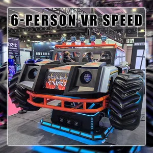 6 personnes VR Racing Shooting Simulator 9D Off Road Vehicle Gaming Réalité virtuelle Dynamique vr/ar/mr équipement VR Game Machine