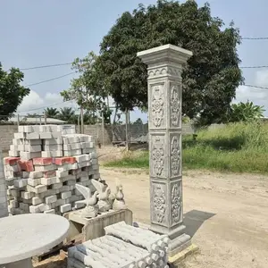 Molde de coluna de plástico abs, decoração exterior, molde redondo pilar romano, de renfa, para venda