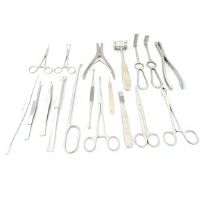 Ensemble de chirurgie orthopédique de base, 25 pièces, kit d'instruments chirurgicaux orthopédiques, instruments de chirurgie osseuse, acier inoxydable, réutilisable, CE ISO - Product Image 1