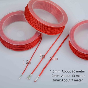 1.5mmラウンドブレスレットひも糸プレミアムナイロンツイスト糸編みロープミラノコードDIYブレスレット - Product Image 5