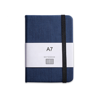 Carnets en cuir PU A7, logo personnalisé, mini carnet, planificateur, planificateur budgétaire