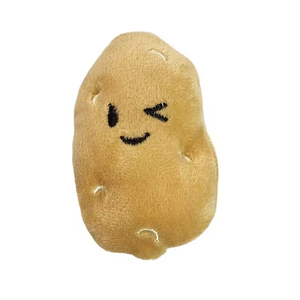 卸売可愛いポテトキーホルダー ソフトプラッシュ野菜ぬいぐるみ かわいい食べ物ペンダント バッグ/車用 OEMカスタムキーリング - Product Image 2