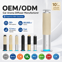 Diffuseur d'arômes haut de gamme sans eau, rechargeable, en alliage d'aluminium, système de parfum intelligent avec contrôle par application, 200 m³