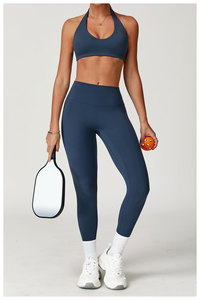 <span class=keywords><strong>Tuta</strong></span> <span class=keywords><strong>da</strong></span> ginnastica <span class=keywords><strong>da</strong></span> <span class=keywords><strong>donna</strong></span> su misura con reggiseni sportivi e pantaloncini Set di Leggings Fitness Yoga attivi - Product Image 2