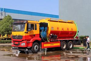Prix usine 20 CBM SHACMAN M3000 aspiration des eaux usées et camion à jet haute pression - Product Image 2