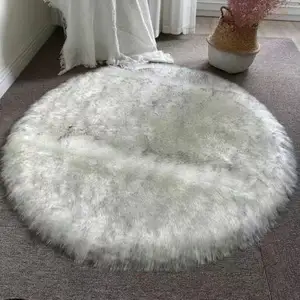 Shaggy Area Kunst plüsch Fell flauschige pelzige Teppiche Teppich für Wohnzimmer Pelz Teppiche Kunst teppiche Boden Pelz matte