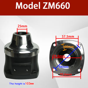 Clé pneumatique ZM660 3/4 à <span class=keywords><strong>canon</strong></span> de vent moyen, boîtier métallique, application standard, Chine, sans charge et garantie - Product Image 2