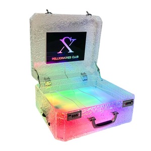 กล่องไวน์ทรงสี่เหลี่ยมผืนผ้าแบบมีไฟ LED ยี่ห้อ Oscar สำหรับงานปาร์ตี้ พร้อมโลโก้ที่ปรับแต่งได้ - Product Image 4