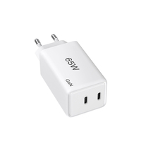 Chargeur Rapide Gan 65W USB-C PD3.0 Super Charge 65W 2C Universel pour Téléphone Portable Type C KC PD 65W pour iPhone 17 16 15 Pro