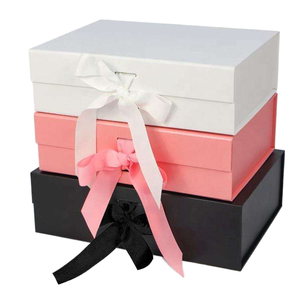 Plain Glossy Lamination Folding Rigid Paper Packaging <b>Box</b> Custom Magnetic <b>Lid</b> Closure Gift <b>Cardboard</b> Sponge Lined Recycled - Product Image 4