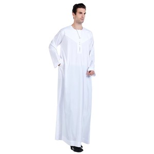 Best-seller Abaya pour hommes, été et hiver, pour les fêtes, design éprouvé sur le marché, faible risque d'inventaire, Thobe classique, tissu respirant de qualité supérieure - Product Image 1