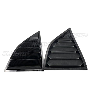 Rear Side <b>Window</b> Shutter Louvers for 2008-2023 Dodge Challenger Scoop Cover <b>Vent</b> Car Accessories Auto Parts Matte Black - Product Image 2