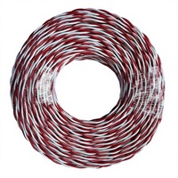 Cable de Par Trenzado RVS con Aislamiento de PVC y Alambre de Cobre para Sistemas de Alarma contra Incendios y Control de Bajo Voltaje