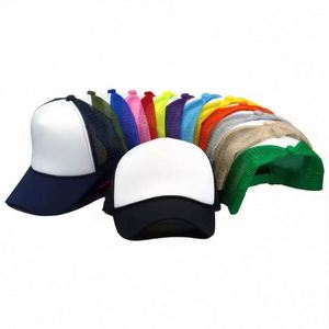 หมวกแก๊ปทรงสปอร์ตสตรีทแวร์ปักลายวิ่งแบบ snapback 6 แผง หลายสี ขายส่งจำนวนมาก แบบตาข่ายโฟม ไม่มีโลโก้ - Product Image 4
