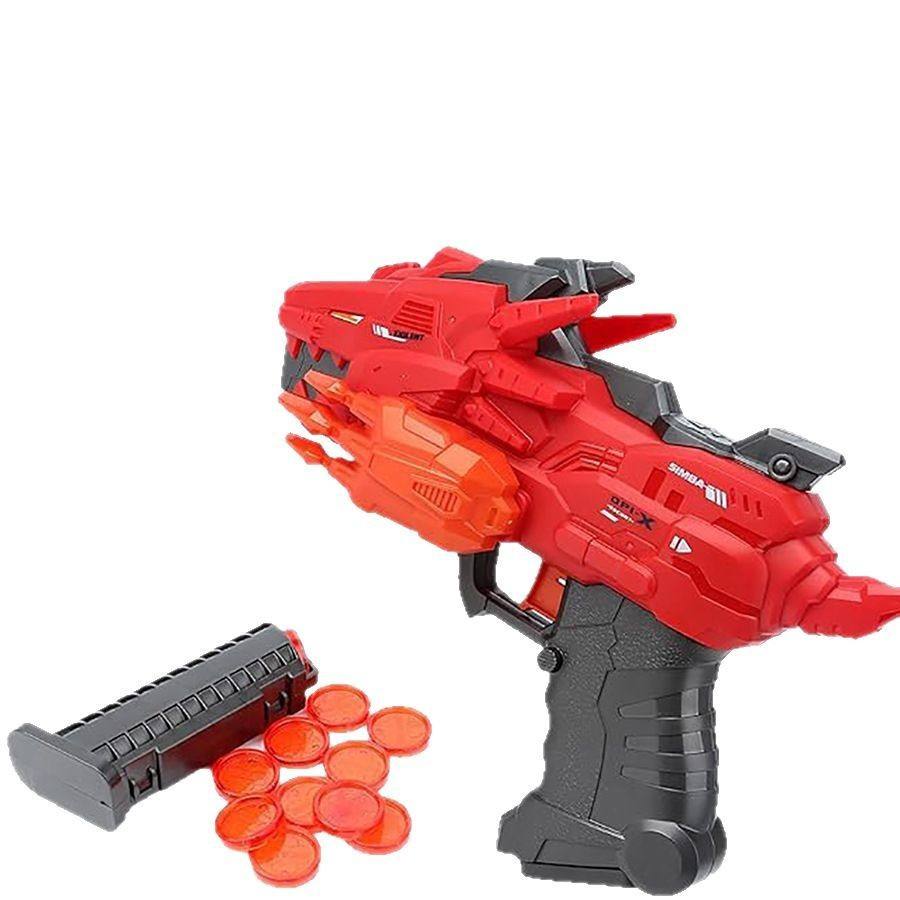 ปืนกระสุนรุ่นใหม่ล่าสุดปี 2025 รุ่น Rampage Pterodactyl สีเขียว พร้อมเหรียญ 12 ชิ้น