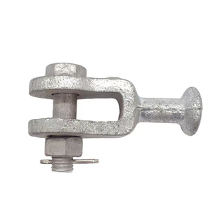 Raccord isolant à œil de balle de type QS galvanisé à chaud pour les projets de réseaux électriques aériens en Afrique - Product Image 1