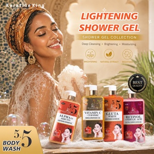 Gel Douche Éclaircissant Naturel au Rétinol et à l'Acide Férulique Keratine Queen pour Marque Privée - Product Image 6