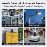 Antenne WiFi 2,4 GHz en forme de champignon, étanche IP67, profil bas, connecteur SMA mâle, omnidirectionnelle externe pour passerelle IoT extérieure, prix usine