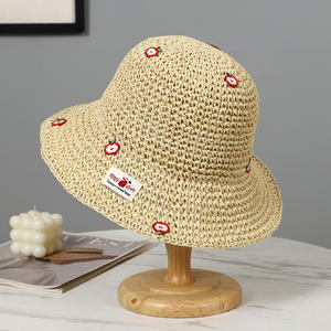 Chapeau Bob Coréen Respirant Ajustable Effet Amincissant pour Femme, Chapeau de Pêcheur en Fourrure à <span class=keywords><strong>Large</strong></span> Bord Anti-UV pour la Plage - Product Image 5