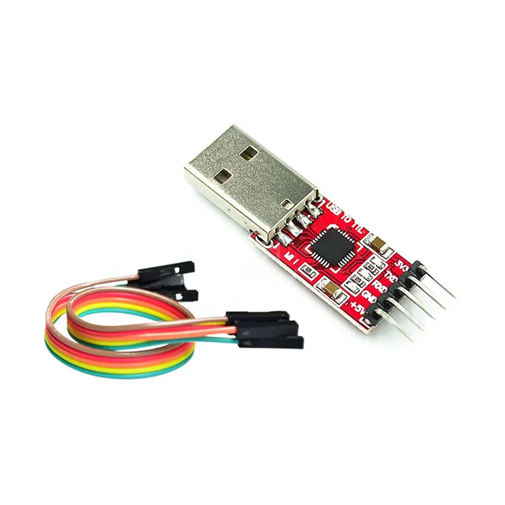Красный CP2102 5Pin USB 2,0 в TTL UART модуль последовательный преобразователь заменить FT232 модуль адаптера загрузчик UART CP 2102