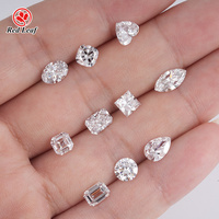Redleaf IGI Sertifikalı 7-10 karat Asscher Kesim Laboratuvarda Yetiştirilmiş Elmas DEF Renk VVS-VS HPHT & CVD Değerli Taş Toptan Satış Nişan Yüzüğü İçin