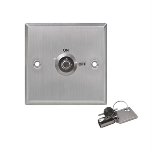 Access Control Durable Electrical <strong>Key</strong> Lock <strong>Button</strong> 304 Stainless Steel <strong>Exit</strong> Push Switch <strong>Metal</strong> <strong>Key</strong> <strong>Button</strong> - Product Image 2
