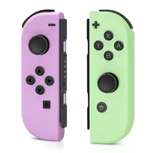 NOVO Pastel Roxo e Verde Joycon Gamepad Joystick Jogo Sem Fio Bluetooth para Nintendo Switch Controller