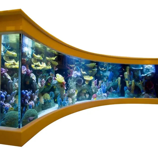 PG تحت الماء نافذة الفاخرة نمط واضح حوض سمك أكريليك خزان الأسماك