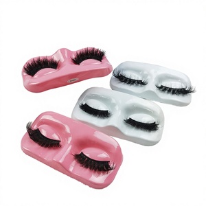 Cils en bande vegan 5D faits à la main, 20 mm, 25 mm, en fibres végétales, faux cils pour un look d'extension de cils - Product Image 2