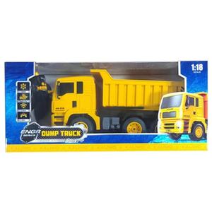 SJY-13553 Handle <b>Remote</b> <b>Control</b> Toys Rc Cars 6ch Rc Dump <b>Truck</b> Rc Engineering Construction Vehicle Toys 1/18 with LED Light - Product Image 6