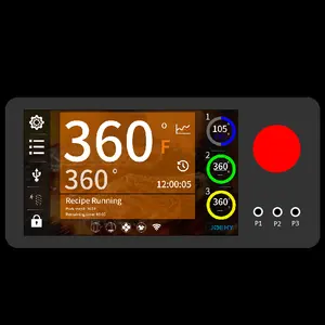 Controlador LCD TFT a color para barbacoa, controlador PID de pellet, ahumador de parrilla o controlador digital con wifi BLE
