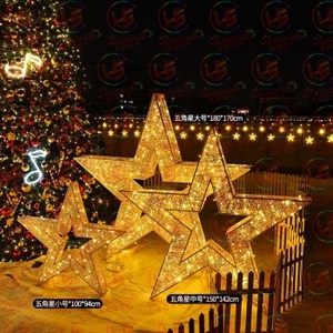 Haute luminosité <span class=keywords><strong>maison</strong></span> Cutsum lune et étoile arabe acrylique Ramadan décoration lumineuse - Product Image 5