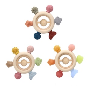 ของเล่นซิลิโคนสำหรับเด็ก ของเล่นนุ่ม ปลอดภัยต่อสิ่งแวดล้อม สีขาว ผลิตภัณฑ์สำหรับเด็ก เหมาะสำหรับช่วงฟันขึ้น เกรดอาหาร แท่งสำหรับกัดฟัน - Product Image 5